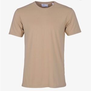 Colorful Standard Men’s organic cotton classic fit t shirt size L, Honey Beige
